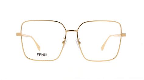 fendi brillen gold|Gold .